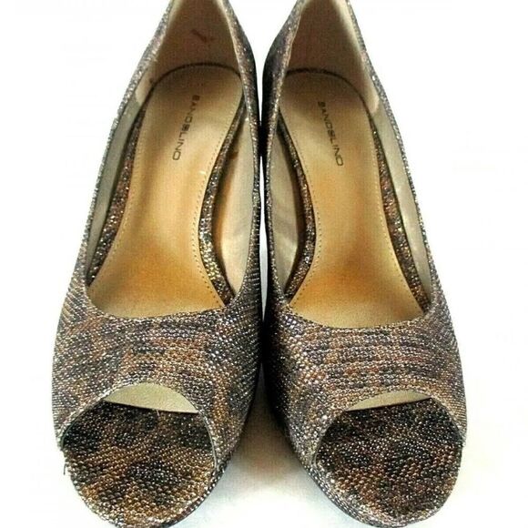 Bandolino Mylah copper shimmer cheetah print pumps - Picture 5 of 5